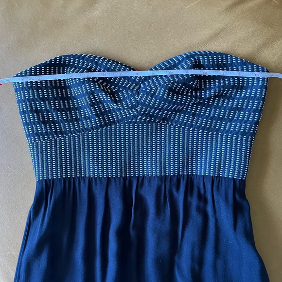Navy blue Hutch strapless dress - Picture 4 of 8